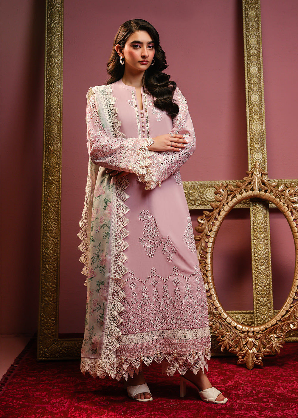 Al Karam | Schiffli Capsule | RTS | SHIRT, TROUSER & DUPATTA 9