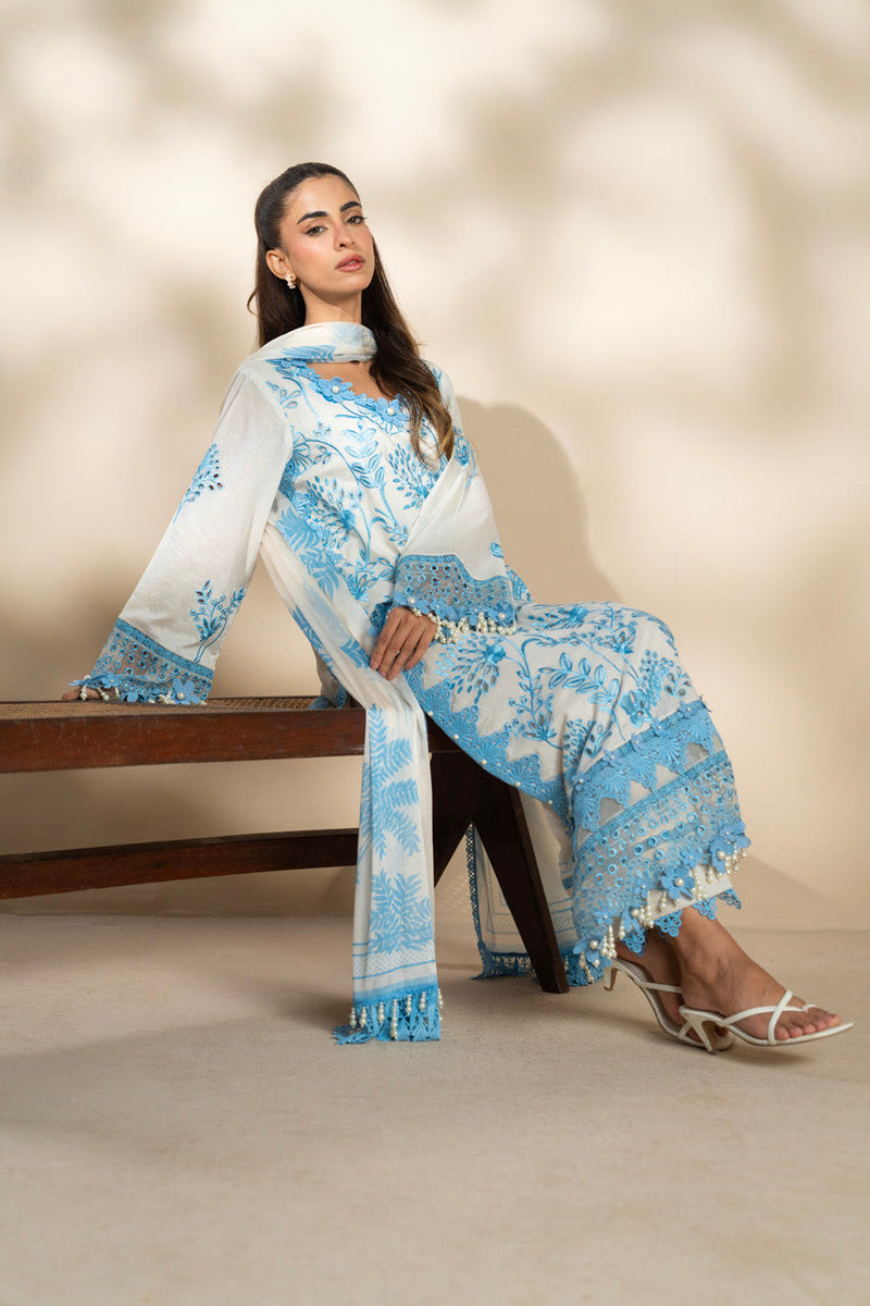 Al Karam | Schiffli Capsule | RTS | SHIRT, TROUSER & DUPATTA 6