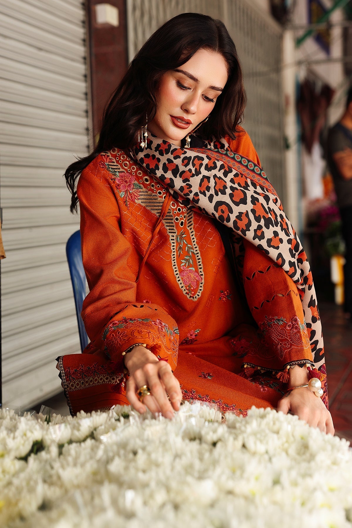 Charizma | Poshima Winters 25 | 3-pc Unstitched Wool Shawl Collection PSW5-03