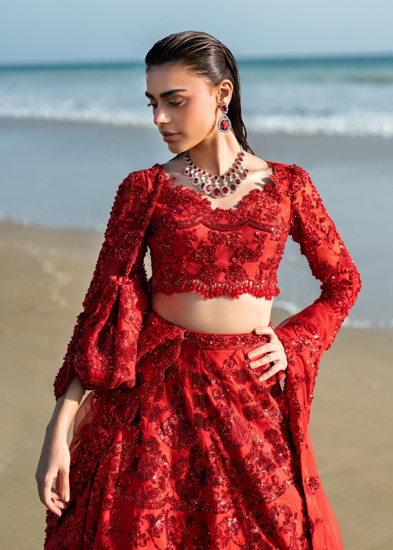 Waqas Shah | Amariage Luxury Formals | Ruby