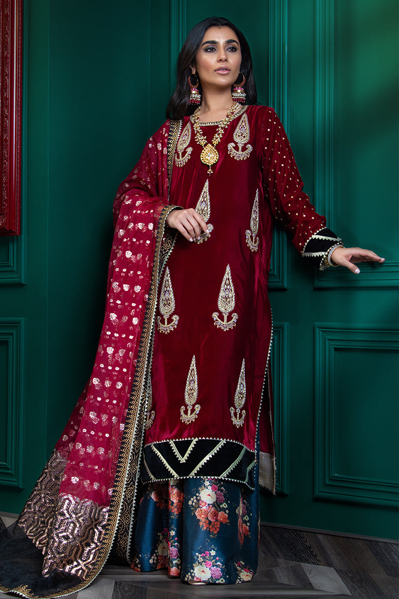 Wardha Saleem | Velvets Winter Fall 24 | Lal Bagh 2