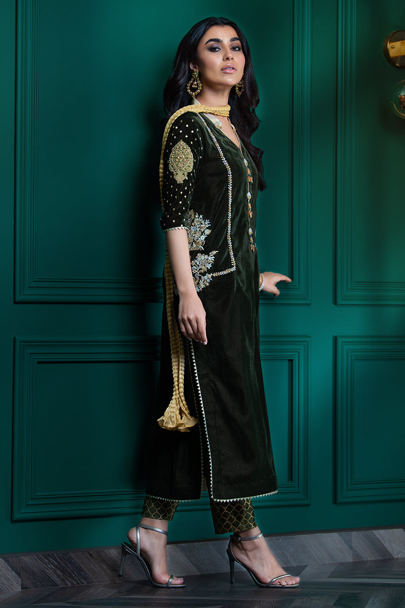 Wardha Saleem | Velvets Winter Fall 24 | Guldaan