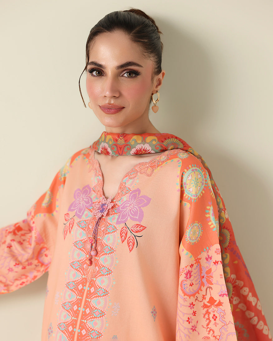 Roheenaz | Rosette Lawn | Warm Horizon