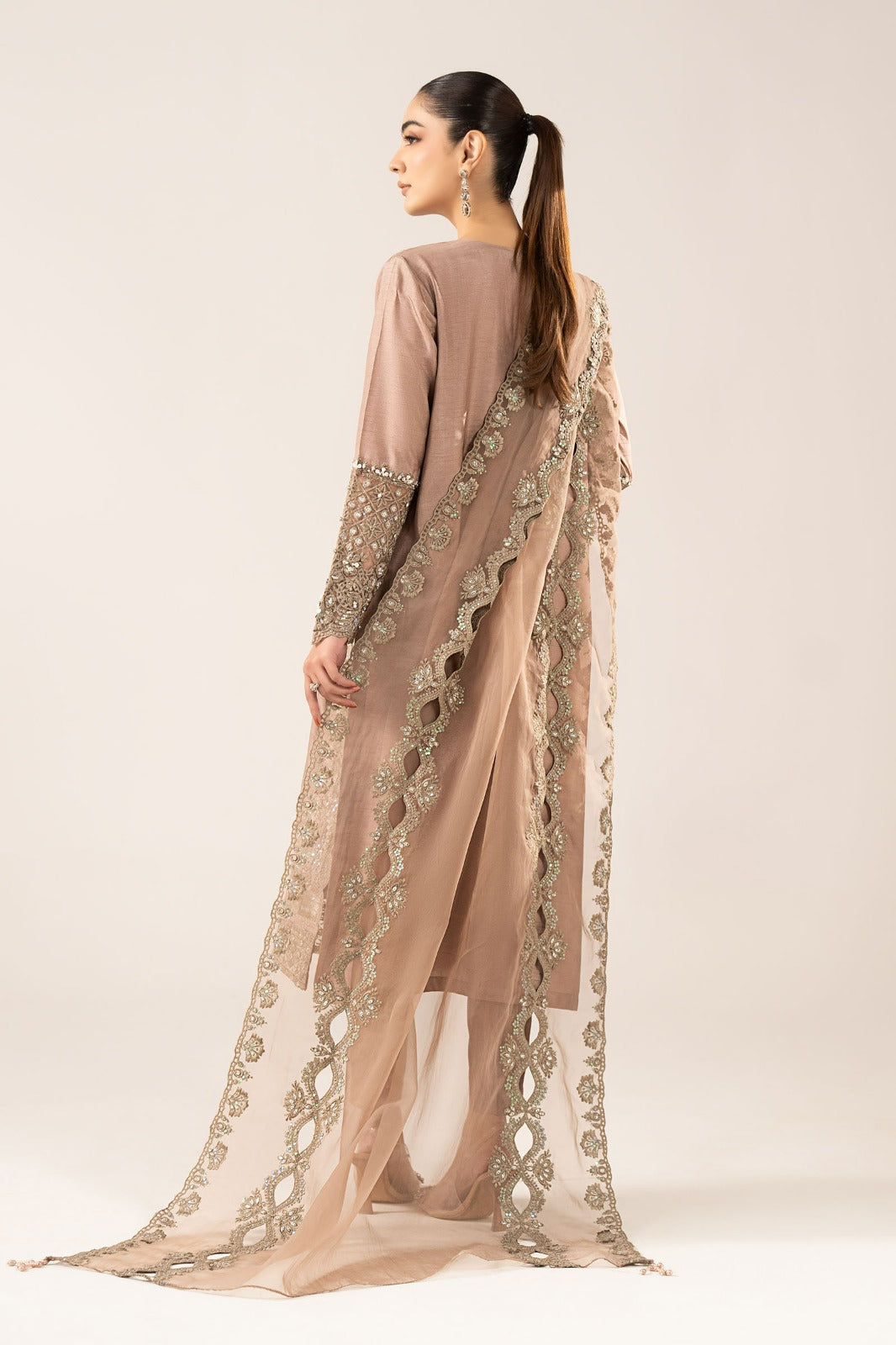 Maria B | Luxury Formals | SF-EF26-26-Coffee