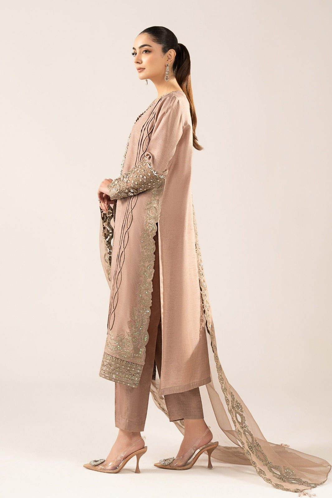 Maria B | Luxury Formals | SF-EF26-26-Coffee