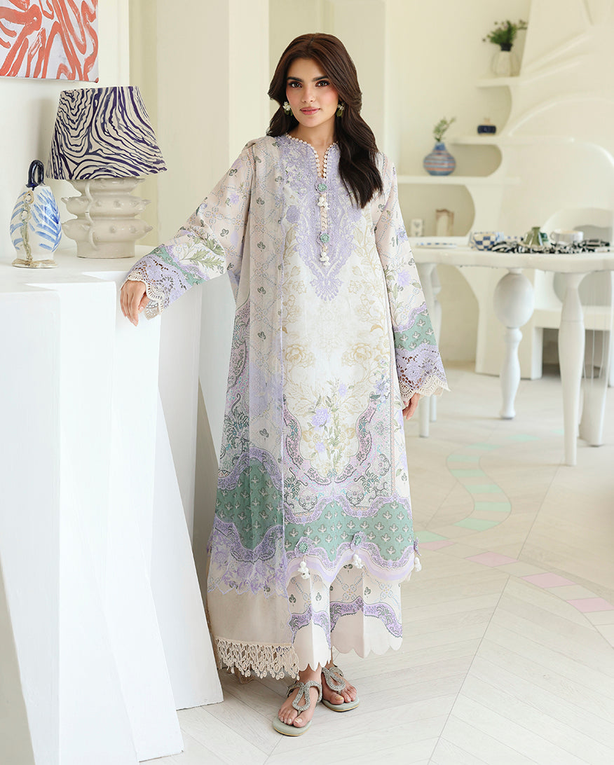 Roheenaz | Petals in Print | White Camellia