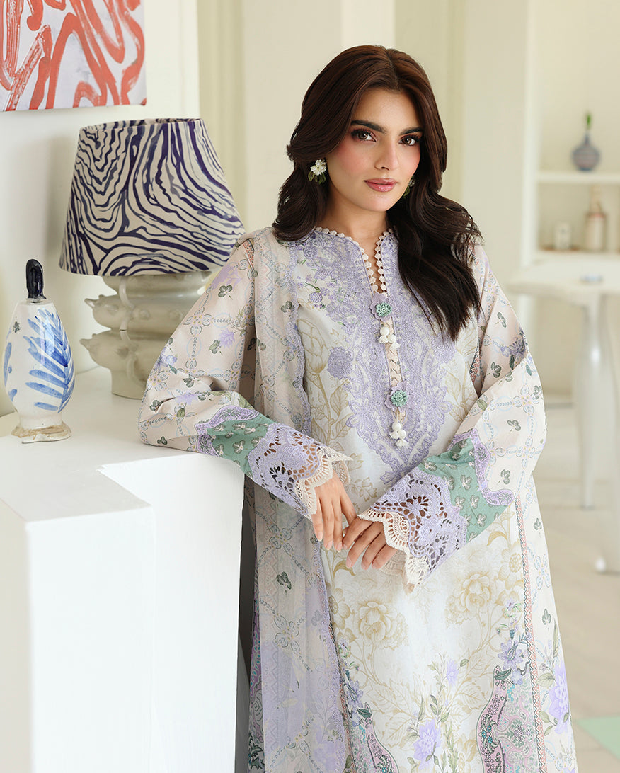 Roheenaz | Petals in Print | White Camellia