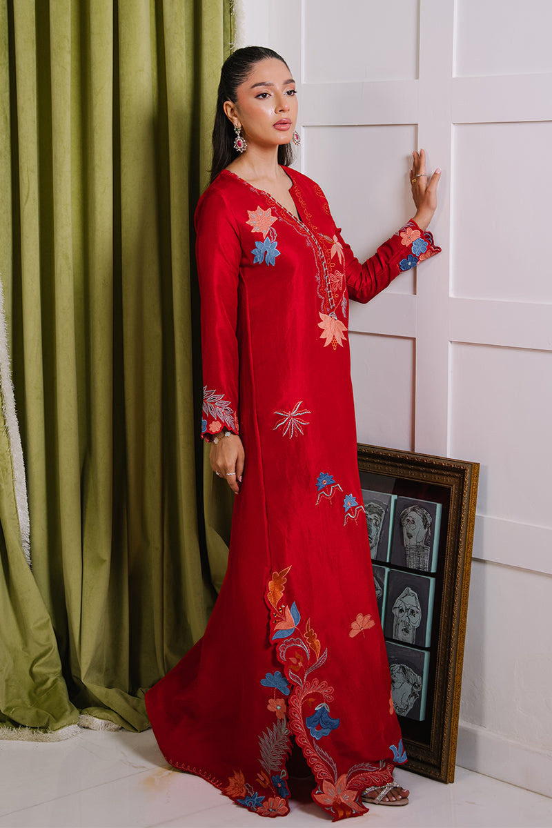 Mina Hassan | Signature Luxe 25 | Crimson Dream Kaftan