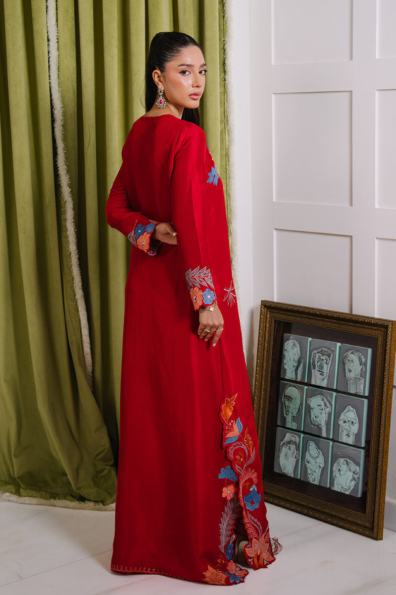 Mina Hasan | Signature Pret | Crimson Dream Kaftan