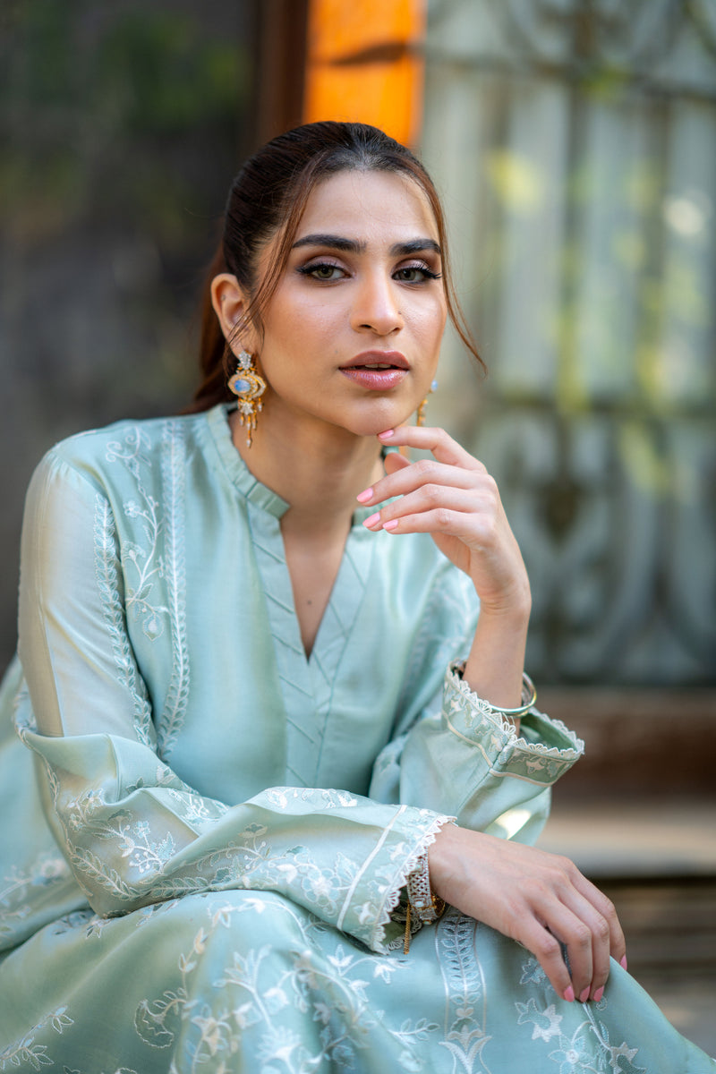 Wahaj M Khan | Pari Collection | Mint Sheesha Pari Set
