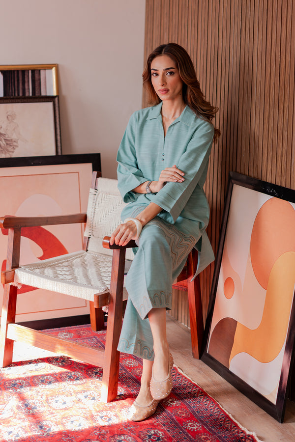 Sahar | Pret Essentials Winter 25 | Ocean Air