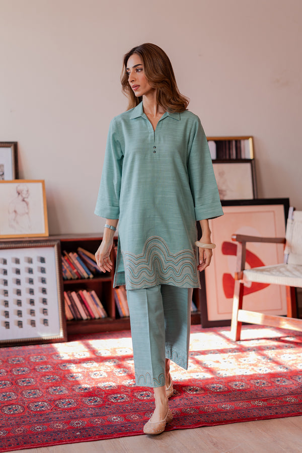 Sahar | Pret Essentials Winter 25 | Ocean Air