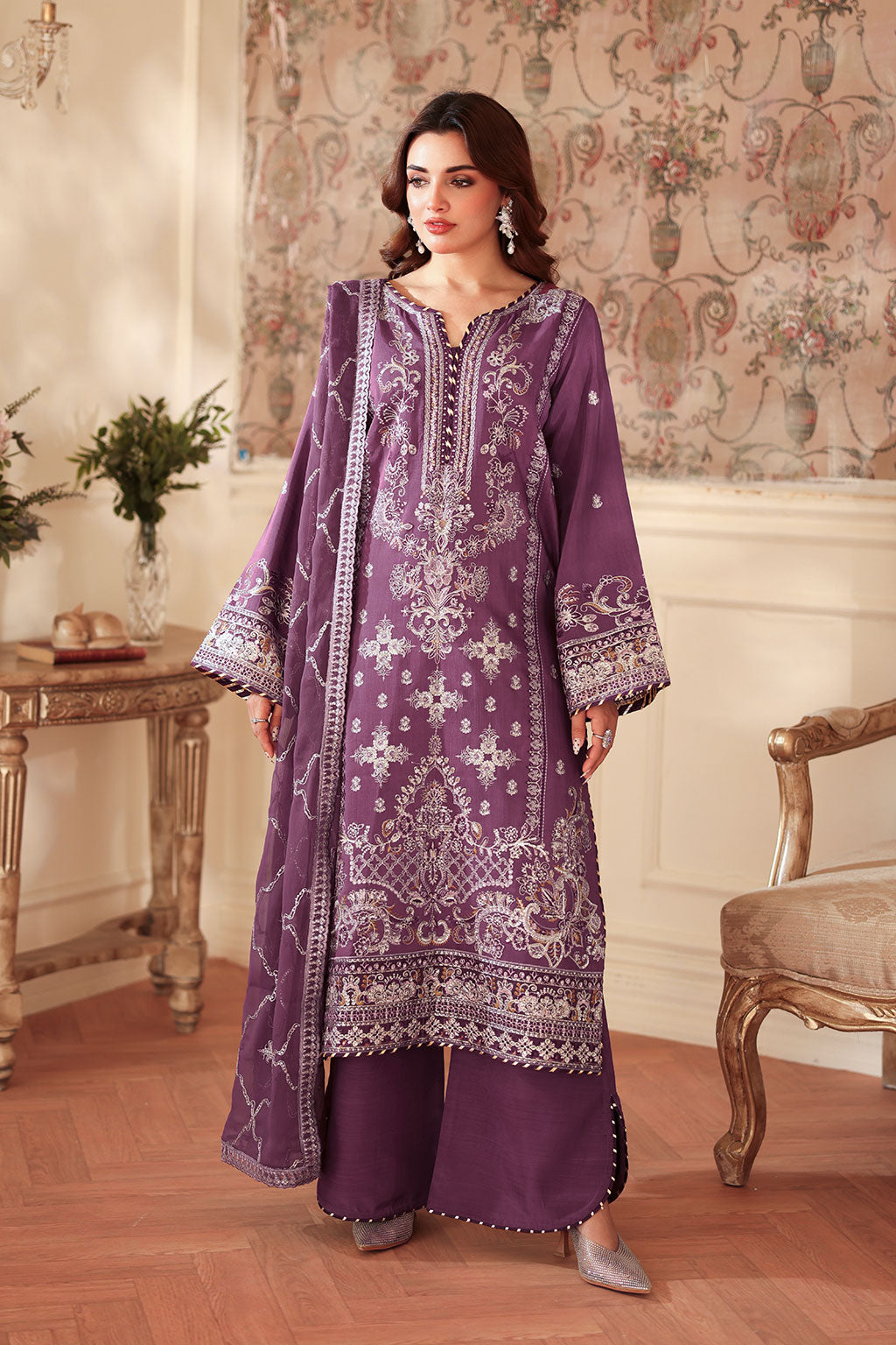 Ramsha | Aangan Luxury Raw silk | AA-208