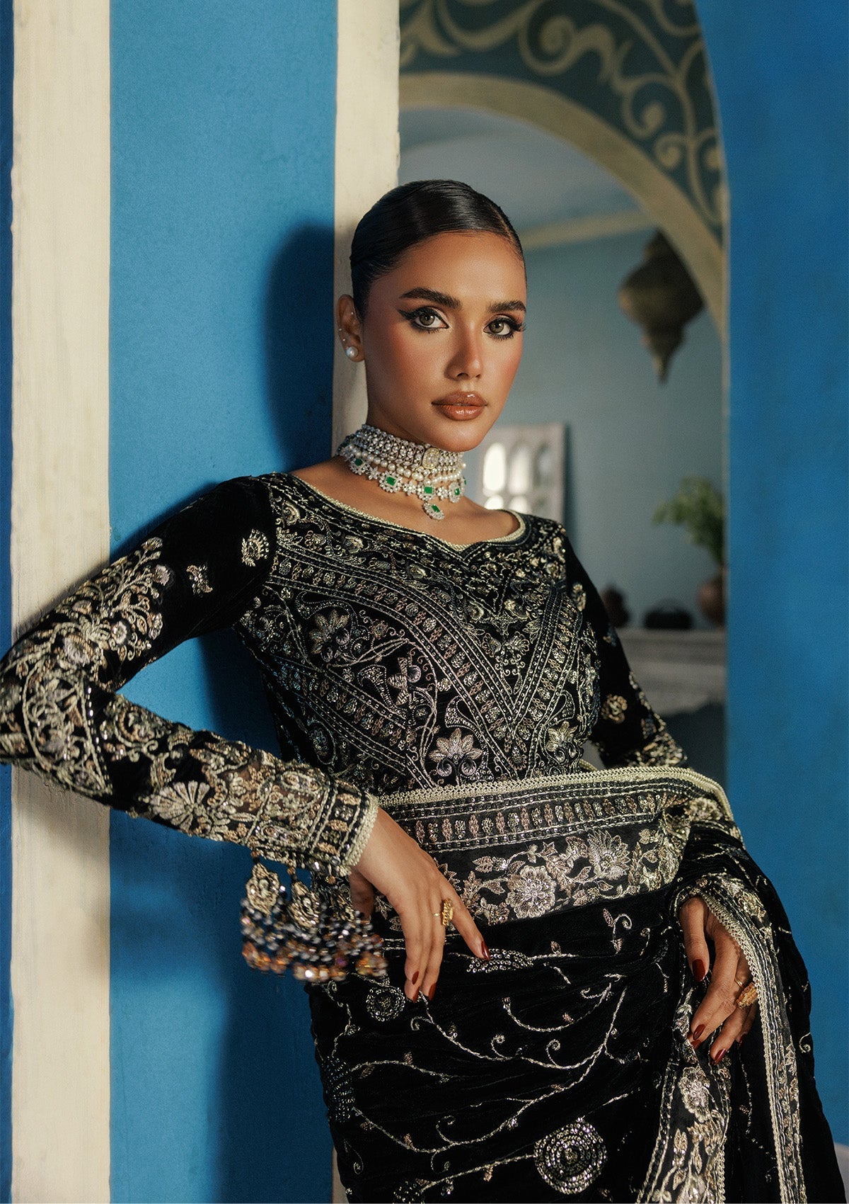 Aik Atelier | Udaipur Velvet 25 | LOOK 04