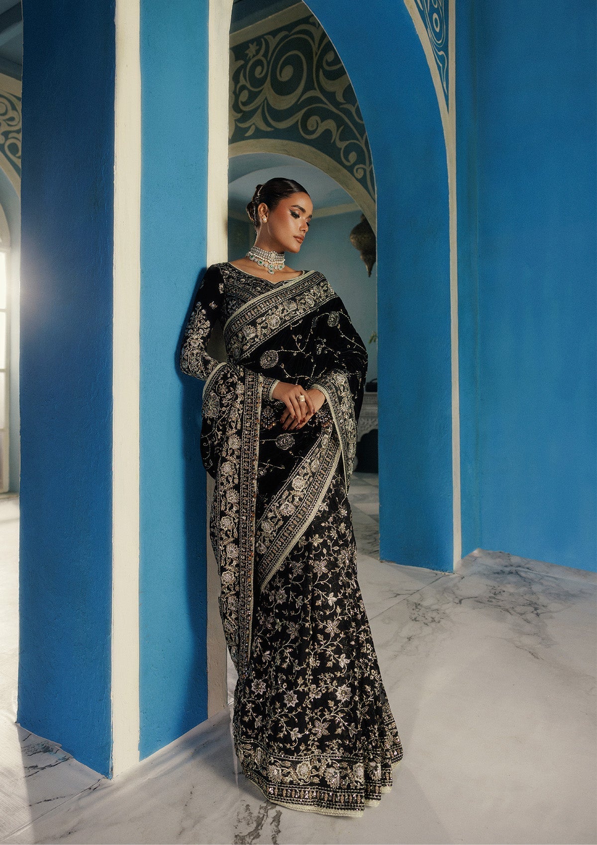 Aik Atelier | Udaipur Velvet 25 | LOOK 04