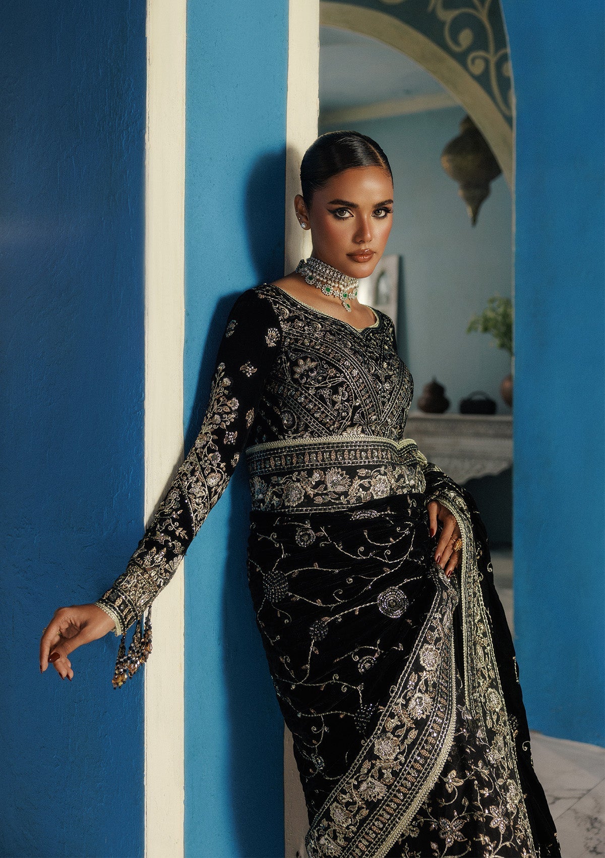 Aik Atelier | Udaipur Velvet 25 | LOOK 04