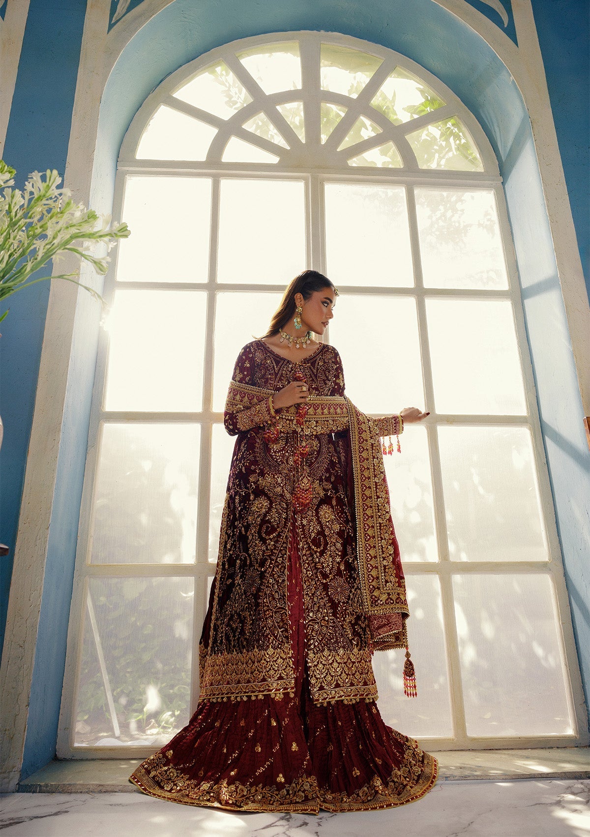 Aik Atelier | Udaipur Velvet 25 | LOOK 05