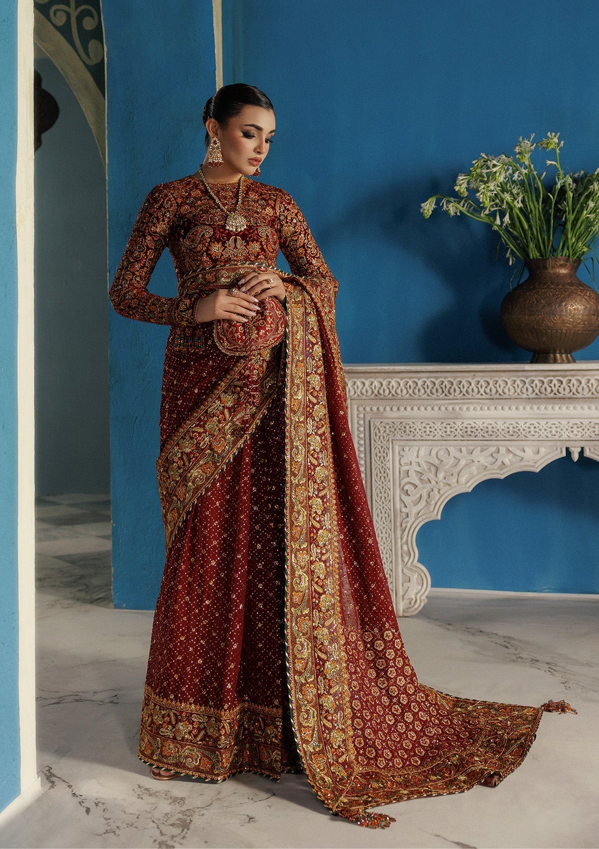 Aik Atelier | Udaipur Velvet 25 | LOOK 09