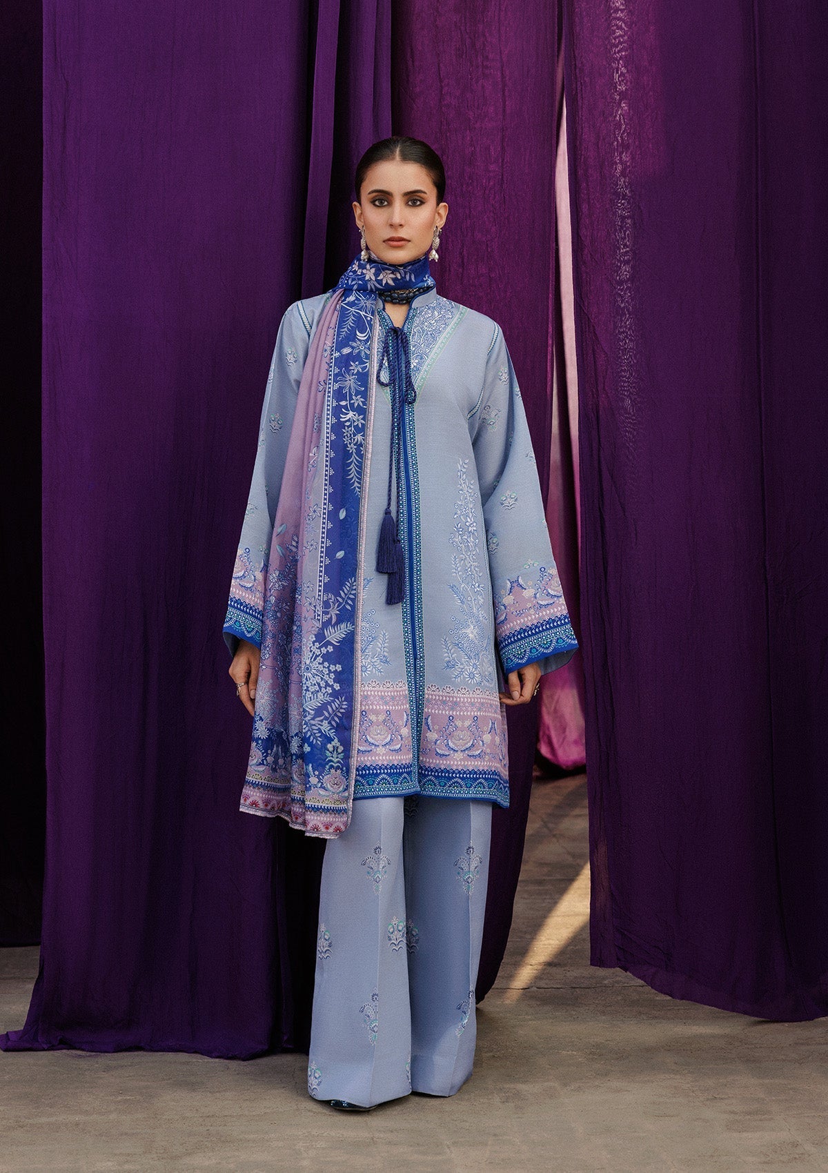 Aik Atelier | Roz Khaddar | AIK ROZ '25 D2 - LOOK 08
