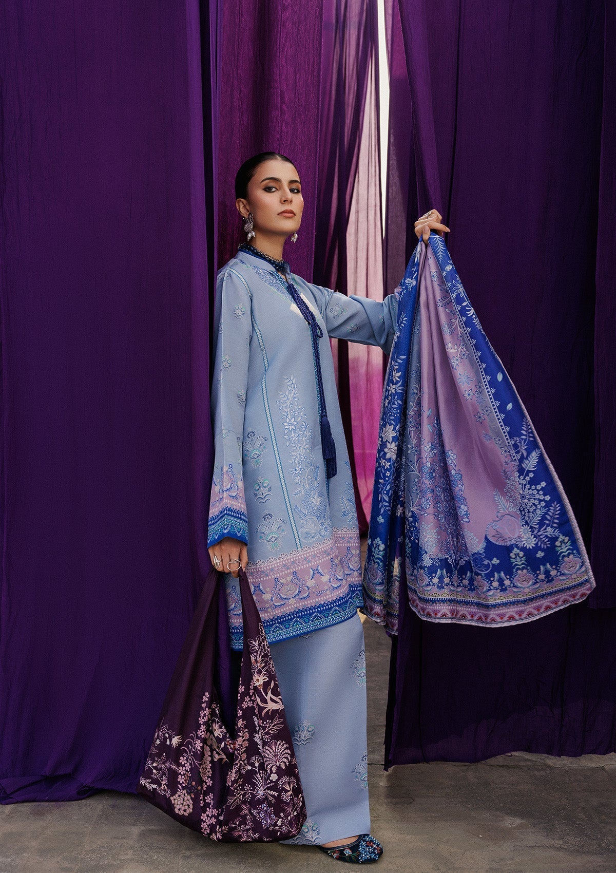 Aik Atelier | Roz Khaddar | AIK ROZ '25 D2 - LOOK 08