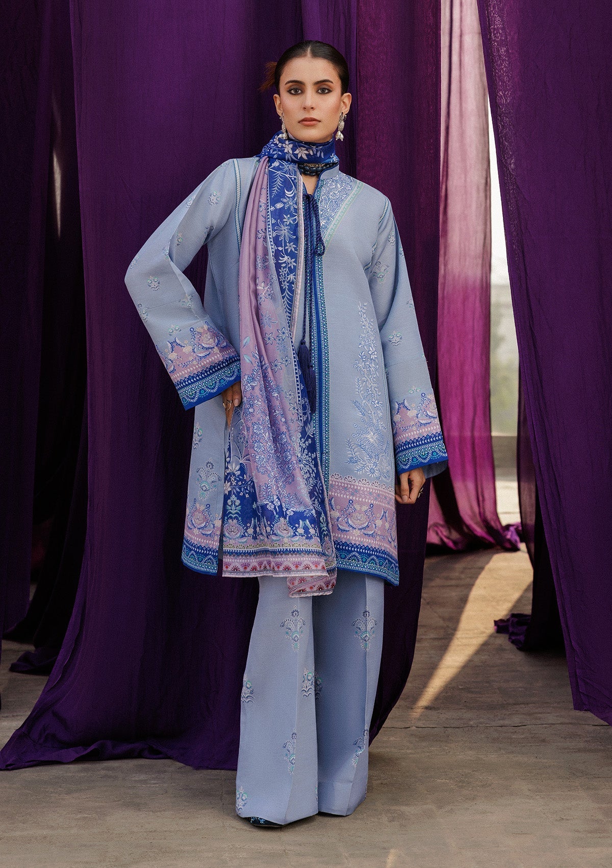 Aik Atelier | Roz Khaddar | AIK ROZ '25 D2 - LOOK 08