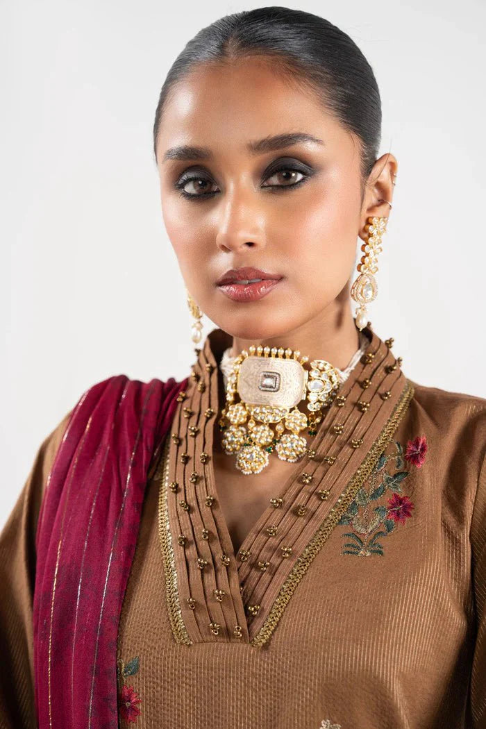 Alkaram | Festive Collection | FC-W-14D-23-3-Brown