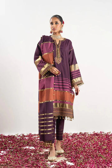 Alkaram | Festive Collection | FC-W-25I-23-3-Plum