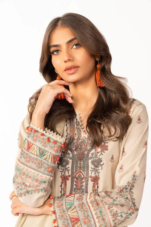 Alkaram | Shawl Collection | Beige