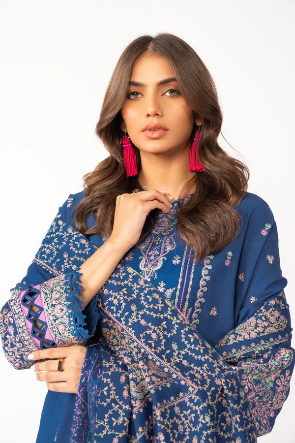 Alkaram | Shawl Collection | Navy