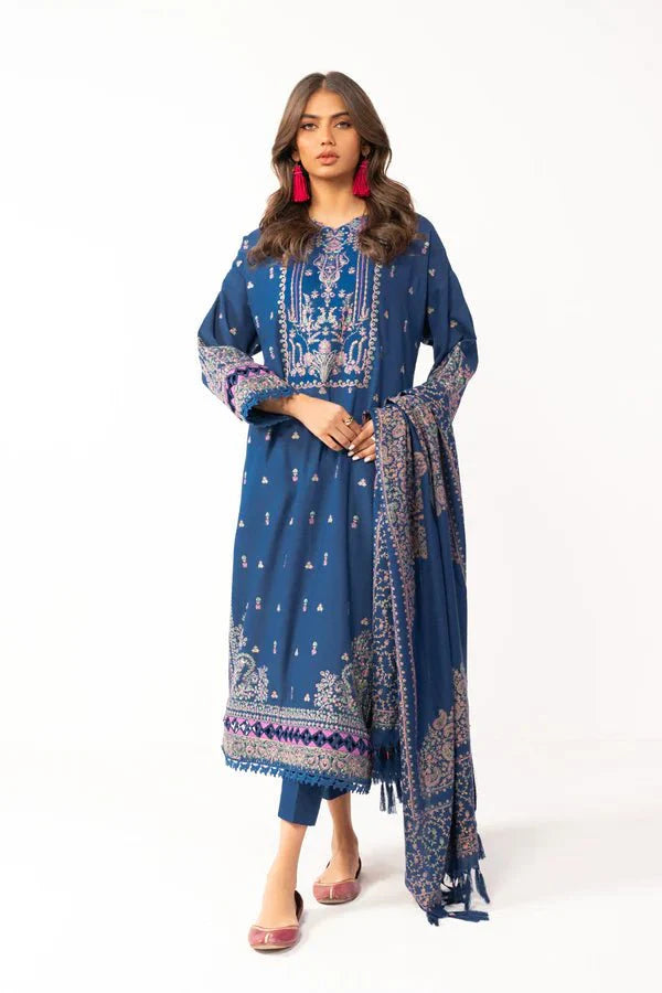 Alkaram | Shawl Collection | Navy
