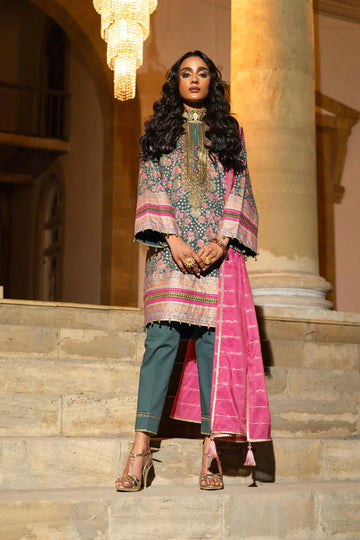 Alkaram | Spring Summer Festive 24 | Embroidered Dobby Bluish Grey