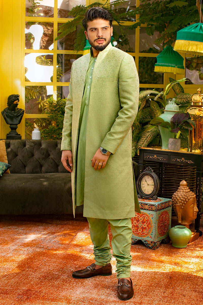 Pakistani Menswear | Ansab Jahangir | MINT AURA