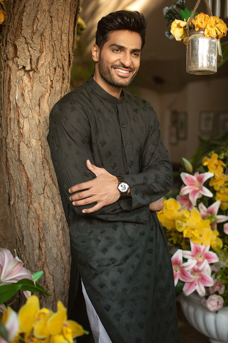 Pakistani Menswear | Ansab Jahangir | CHECKMATE - MAN