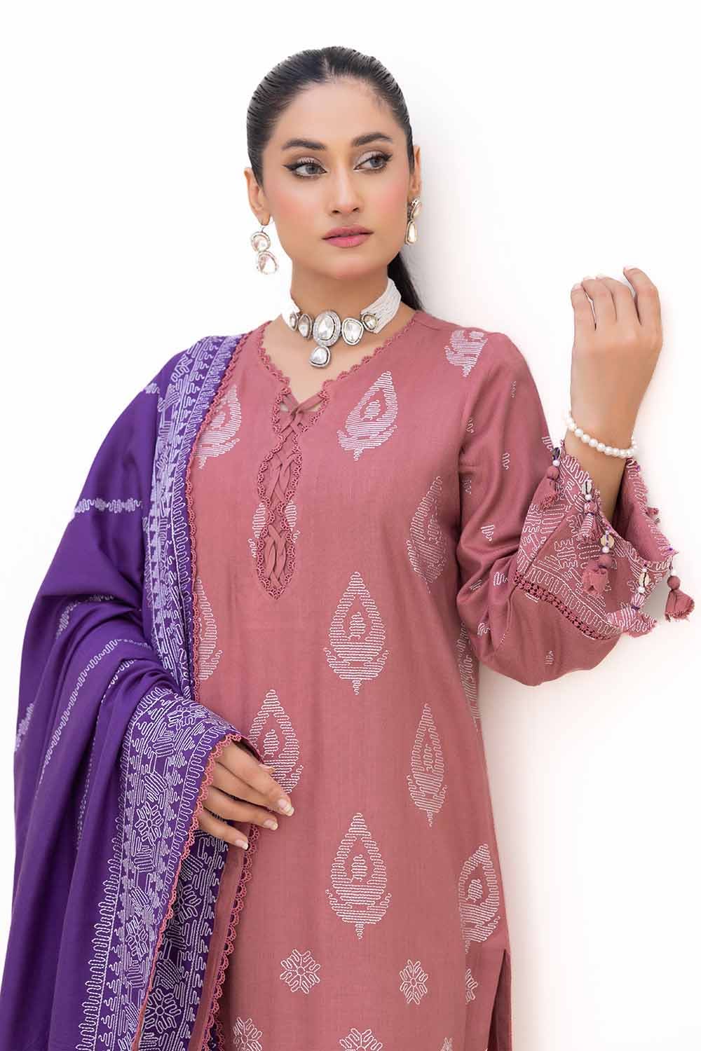 Gul Ahmed | Winter Collection 24 | Acrylic Dupatta AP-42003