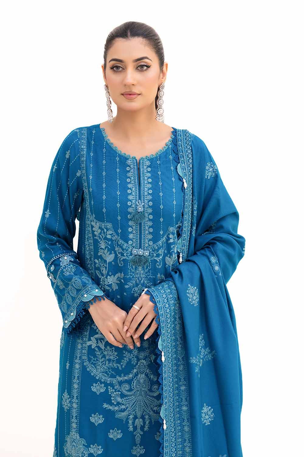 Gul Ahmed | Winter Collection 24 | Acrylic Dupatta AP-42005