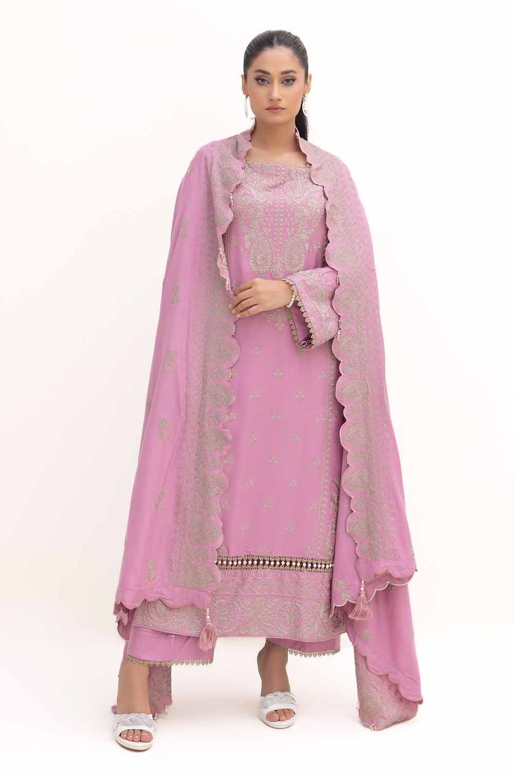 Gul Ahmed | Winter Collection 24 | Acrylic Dupatta AP-42008