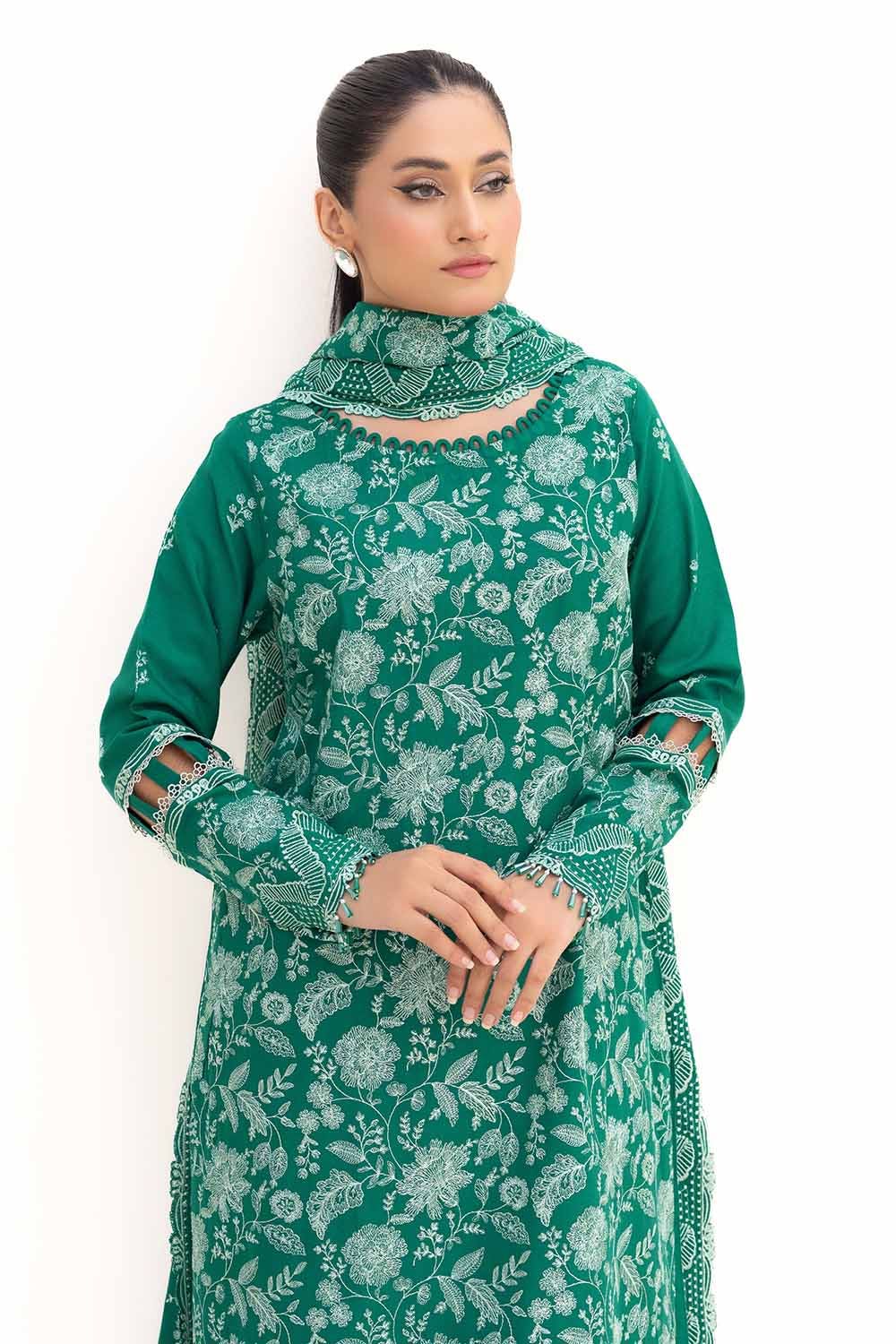 Gul Ahmed | Winter Collection 24 | Acrylic Dupatta AP-42010