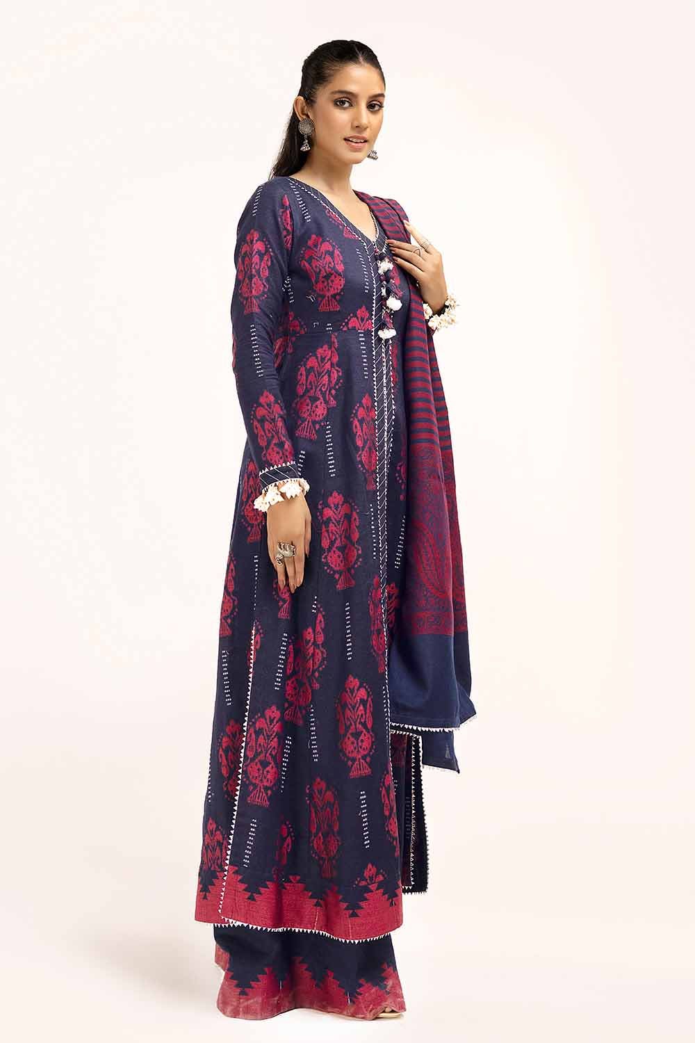 Gul Ahmed | Winter Collection 24 | Pashmina Dupatta AP-42023