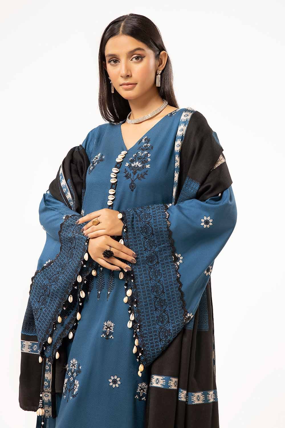 Gul Ahmed | Winter Collection 24 | Pashmina Dupatta AP-42033