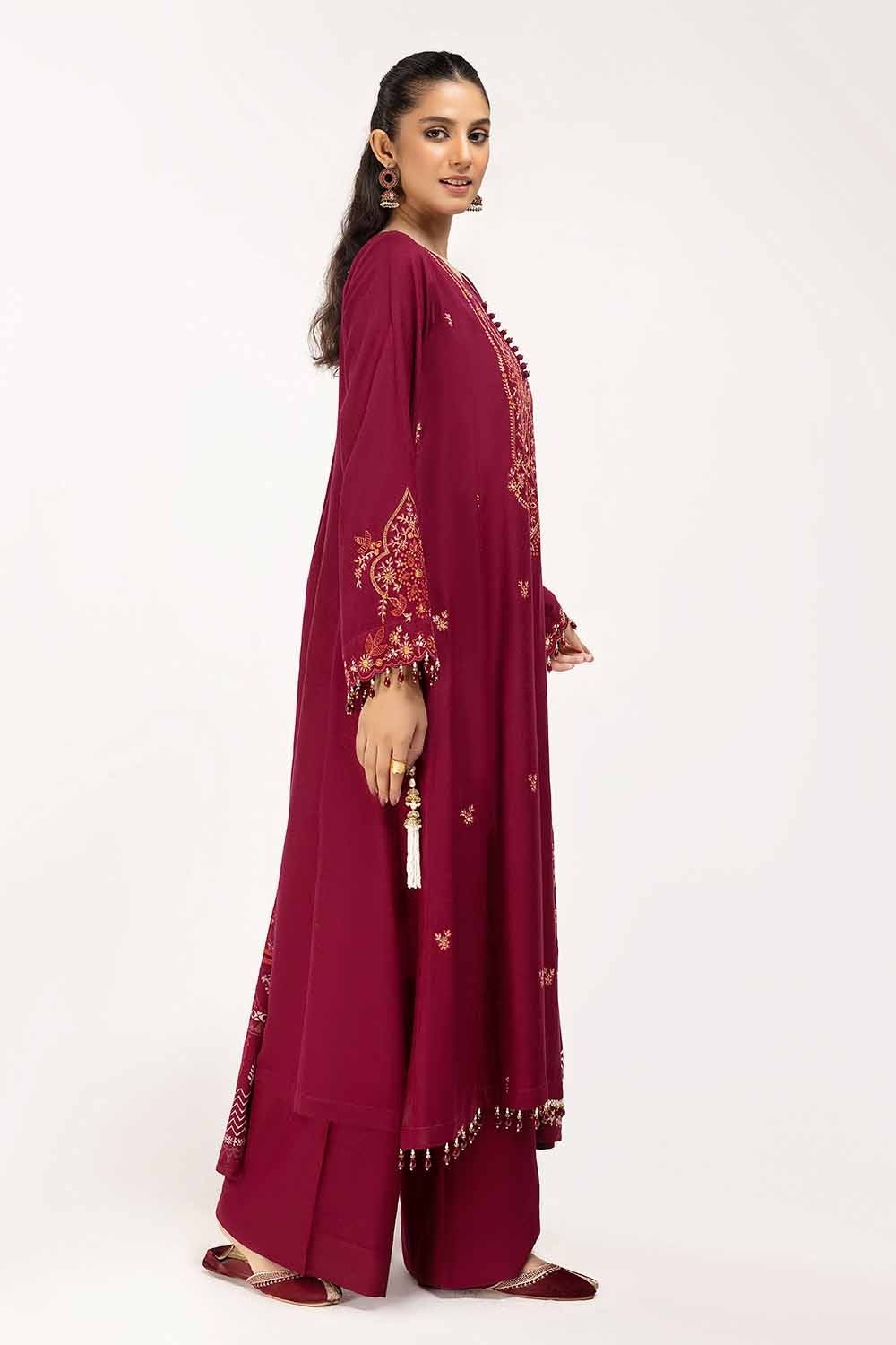 Gul Ahmed | Winter Collection 24 | Acrylic Dupatta AP-42043