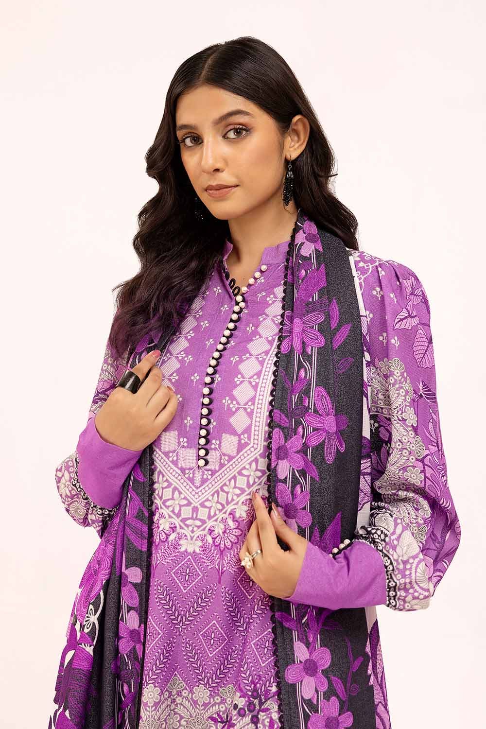 Gul Ahmed | Winter Collection 24 | Karandi Suit AY-42002