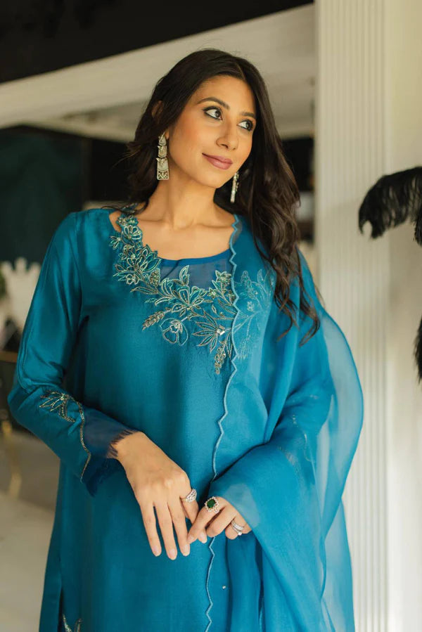 Jeem | Luxury Pret | AZURE TEAL