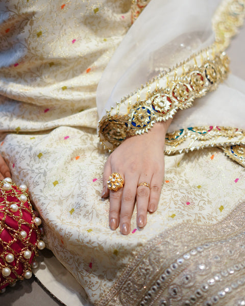 Zar | Gharara Formals | Off White