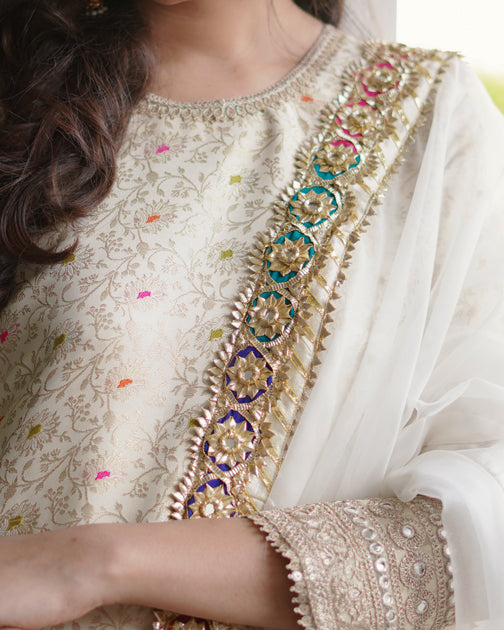 Zar | Formals Wear | Off White