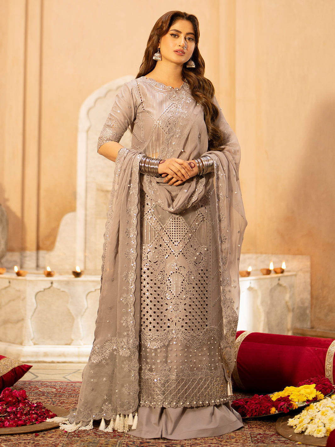 Binilyas | Dilbaro Embroidered Festive Lawn 24 | 401-B