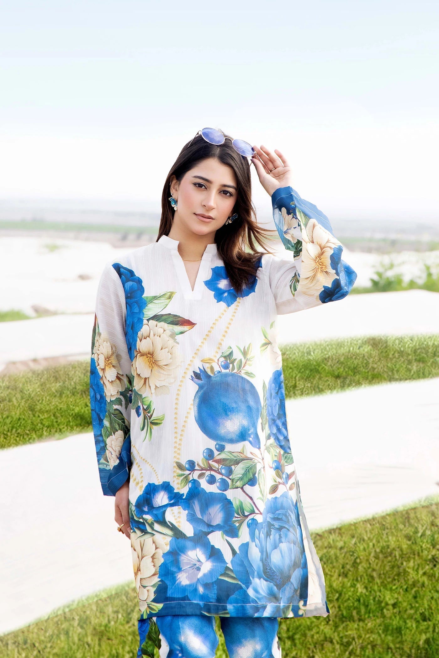Adans Libas | Embrodiered Co Ord Sets | 4089