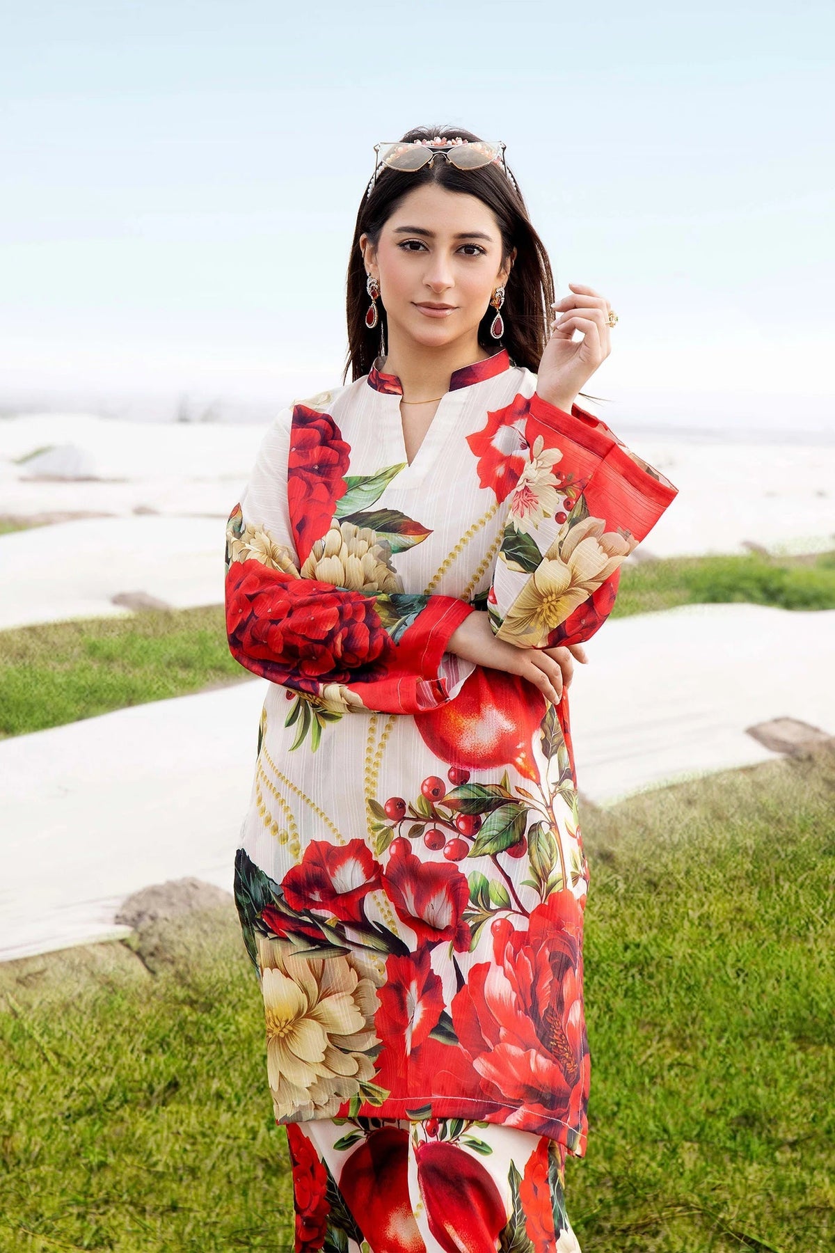 Adans Libas | Embrodiered Co Ord Sets | 4083