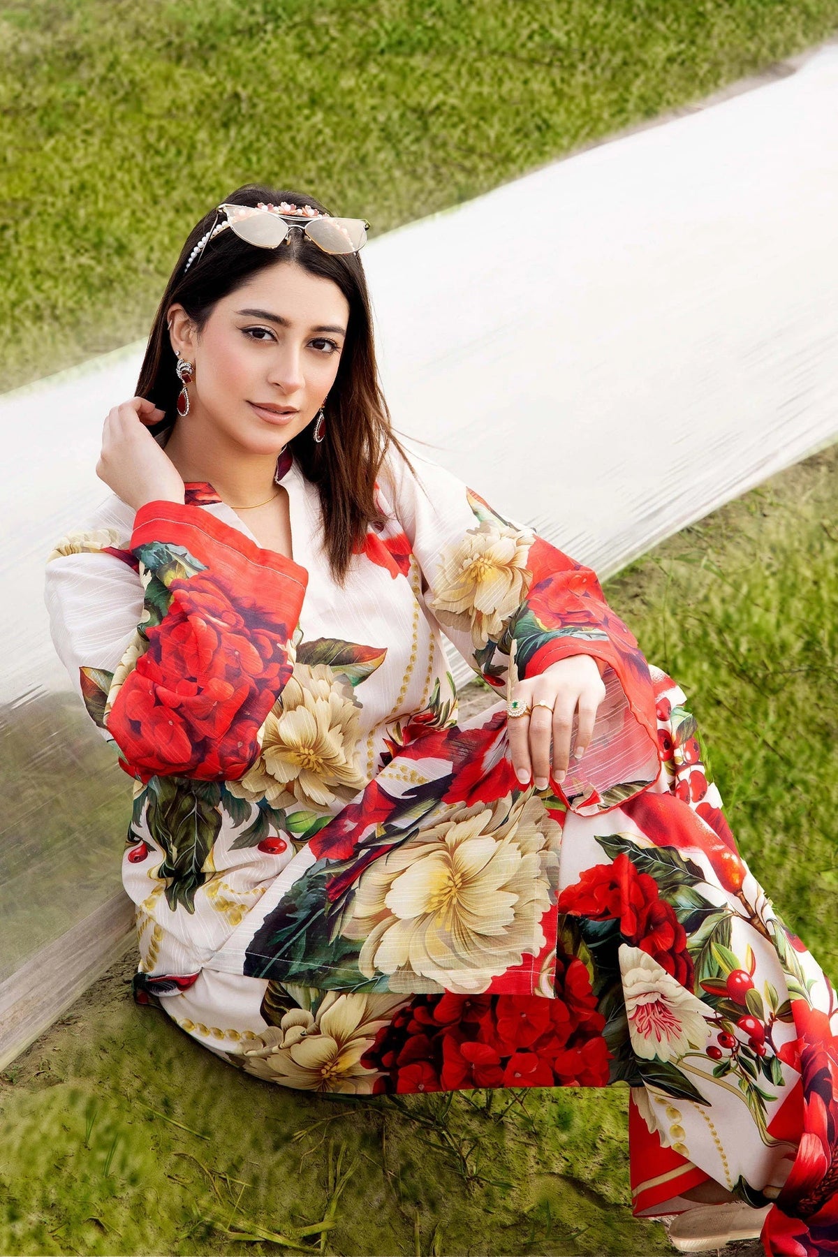 Adans Libas | Embrodiered Co Ord Sets | 4083