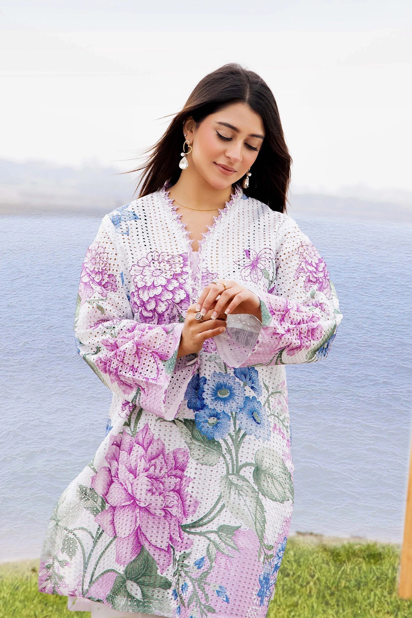 Adans Libas | Embrodiered Co Ord Sets | 4082