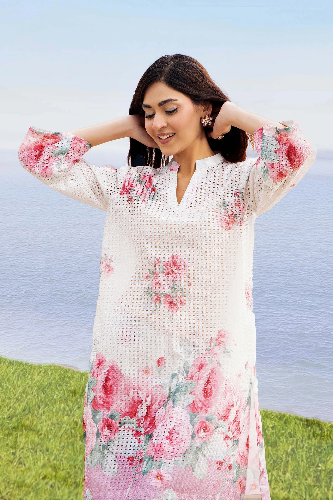 Adans Libas | Embrodiered Co Ord Sets | 4085